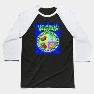 vegan graffiti Baseball T-Shirt